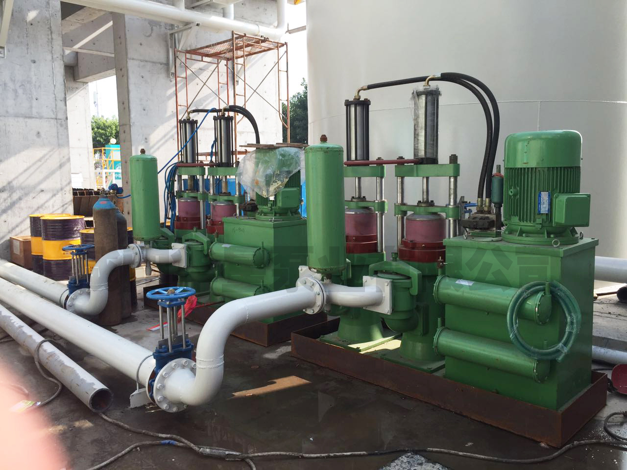 華星陶瓷柱塞泵盾構污泥使用現場-03 華星陶瓷柱塞泵盾構污泥使用現場-03